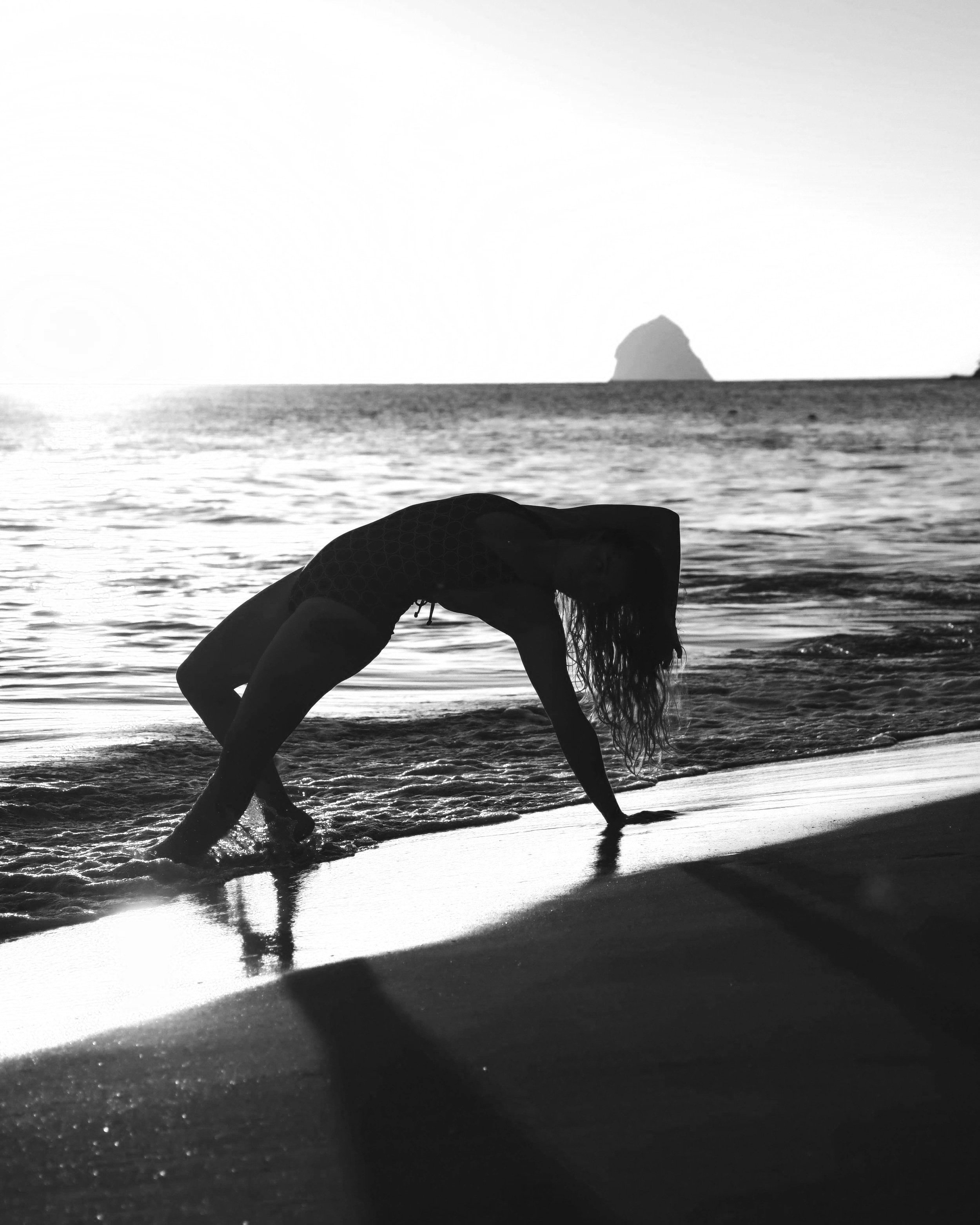 Caitlin Maree Hart by the water, in sacred connection with nature